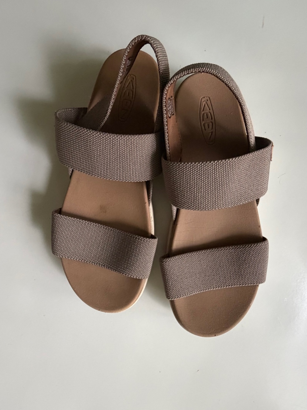 KEEN Elle Backstrap Sandals Women's US 9 Brindle/Birch Stretch Strappy